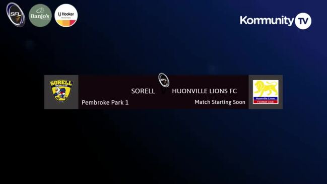 Replay: SFL - Sorell vs Huonville Lions (Reserves)