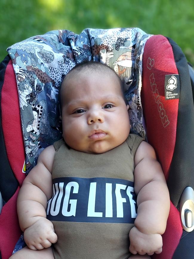 Aiden Anthony Budd loves the outdoor and is the happiest little boy. Picture: Veronica Budd