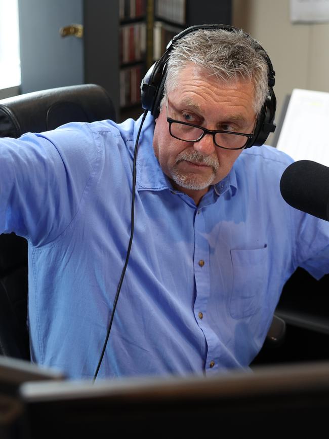 Ray Hadley announced his retirement on air in November. Picture: Rohan Kelly.