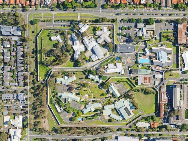 Parkville Youth Justice precinct. The scene of juvenile inmates rioting at 900 Park street Parkville, Victoria, Australia  Source Google maps