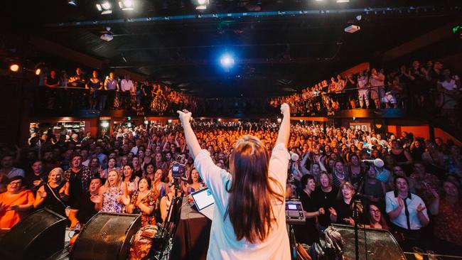 Hobart will host the 18+ Pub Choir sing-along as part of the Festival of Voices. Picture: JACOB MORRISON