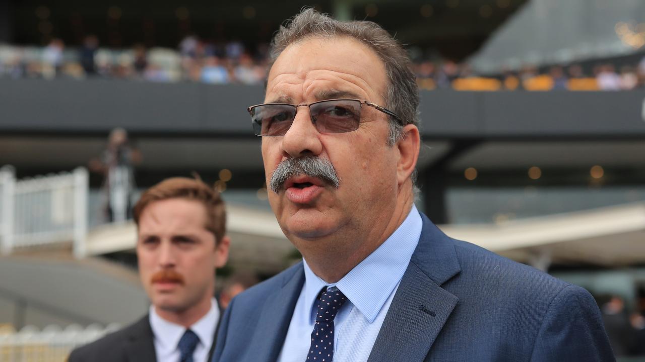 SYDNEY, AUSTRALIA - FEBRUARY 22: Trainer John Sargent looks on after winning the Hobartville Stakes with Brandenburg during Sydney Racing at Rosehill Gardens on February 22, 2020 in Sydney, Australia. (Photo by Mark Evans/Getty Images)