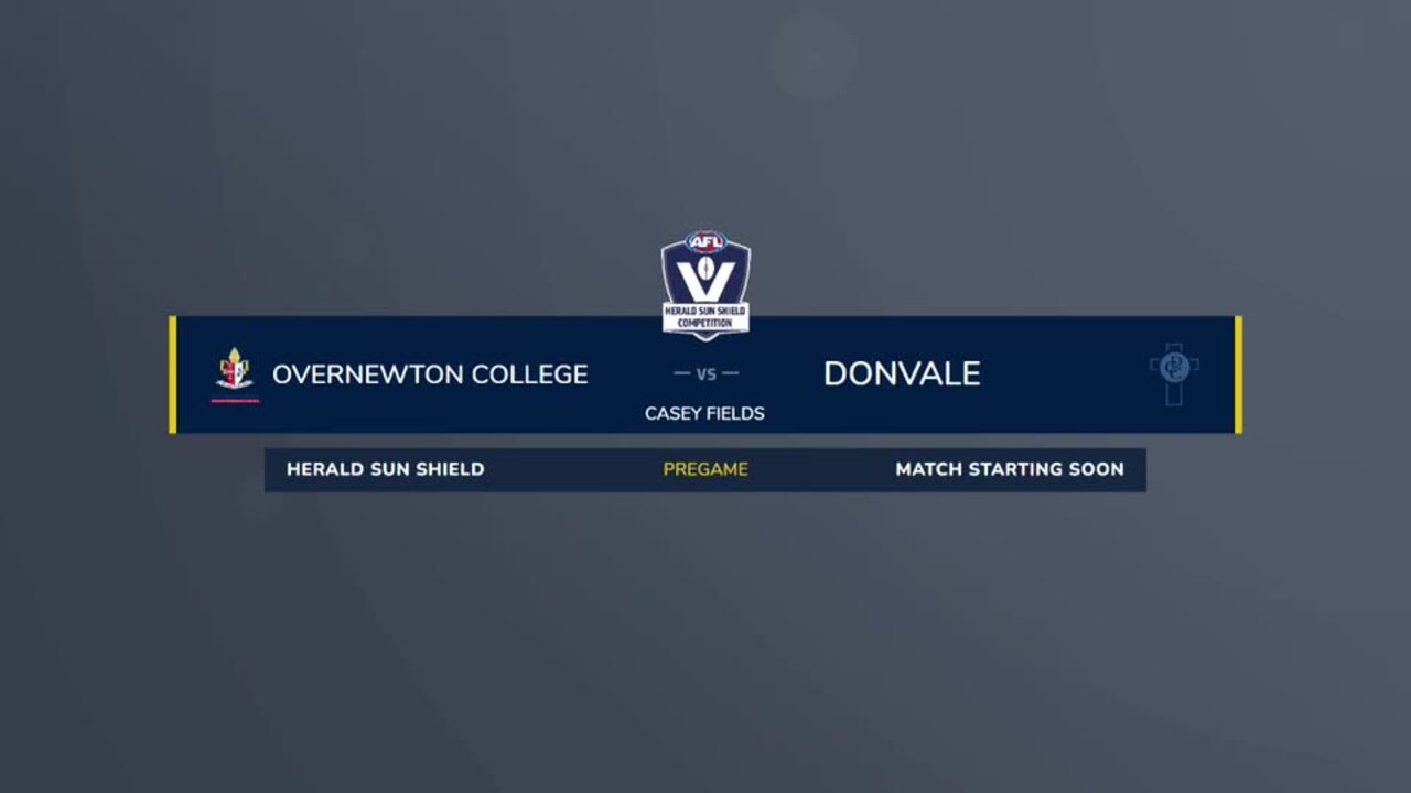 Replay: Overnewton College v Donvale Christian College - Herald Sun Shield Division 2 senior boys Pool A