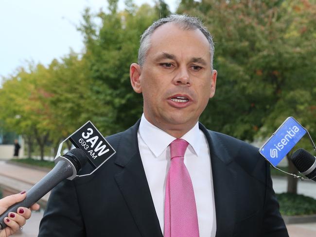 NT Chief Minister Adam Giles asked about the COAG. Picture: Ray Strange.