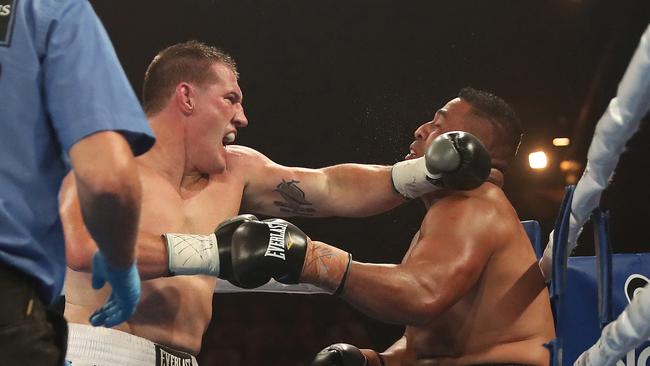 Gallen was too strong for his older opponent. Picture: Brett Costello