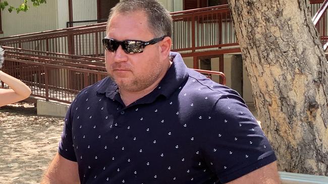 12-09-2024 - Matej Radelic, the Broome man charged over three counts of aggravated common assault linked to his cable-tying of three young Indigenous children earlier this year. Picture: Paul Garvey