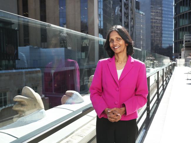 5/5/23: Macquarie Group CEO Shemara Wikramanayake at their Sydney offices  for full year profit results. John Feder/The Australian.