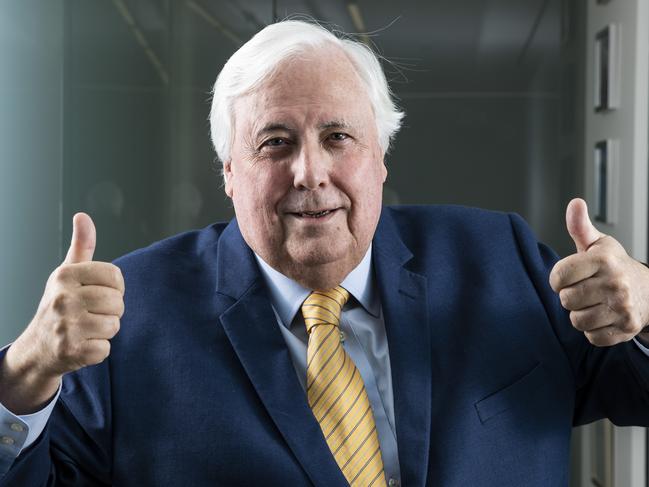 ###SUNDAY MAIL BRISBANE ONLY - DO NOT PUBLISH  - SEE JAMIE HANSON###Clive Palmer at his office in Brisbane. Story Peter Gleeson.