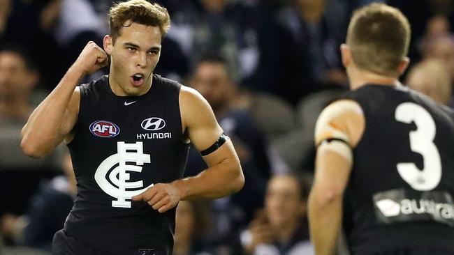 David Cuningham has booted five goals from five games with the Blues this year. Picture: Getty Images