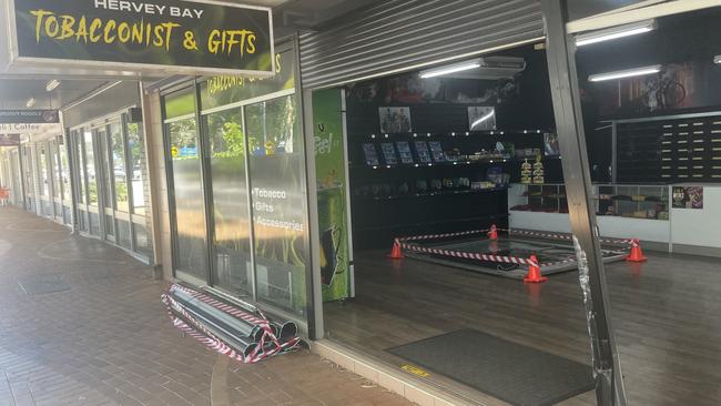 Four charged after tobacconist smash-and-grab