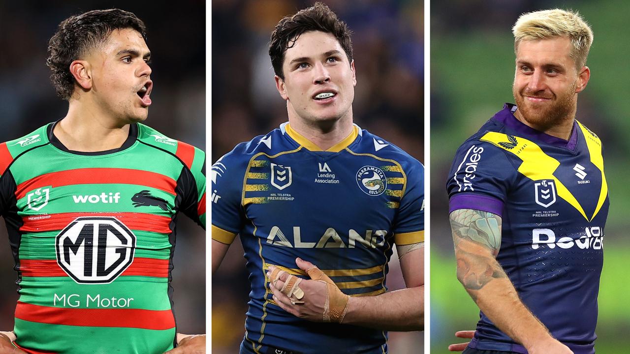 Latrell Mitchell, Mitchell Moses and Cameron Munster.