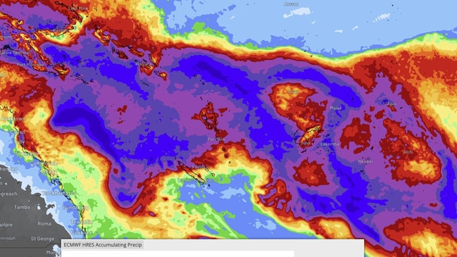 A tropical low off the Queensland coast could form into a tropical cyclone by Sunday. Picture: Supplied