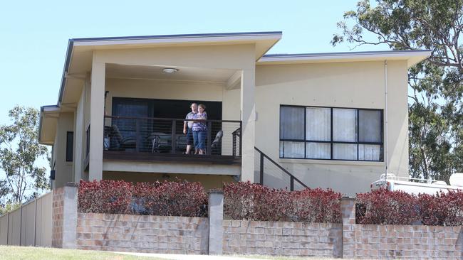 Noel and Sherrell Faulkner before they left their dream home at Uplands Drive Parkwood. Picture Glenn Hampson