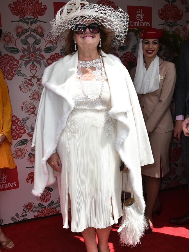 Gina Rinehart at the Melbourne Cup. Picture: AAP Image/Julian Smith