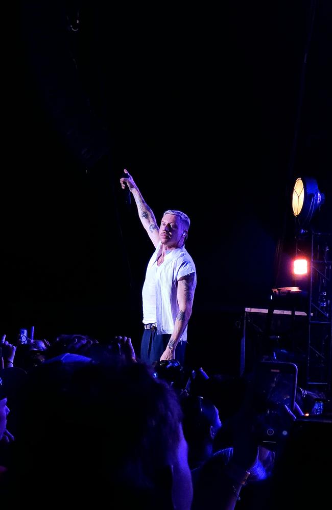 Macklemore plays Brisbane's Riverstage on Friday night. Picture: Danica Clayton