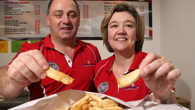 The Great British Fryer owners Brian Corrigan and Tracy Corrigan. Picture by Scott Fletcher