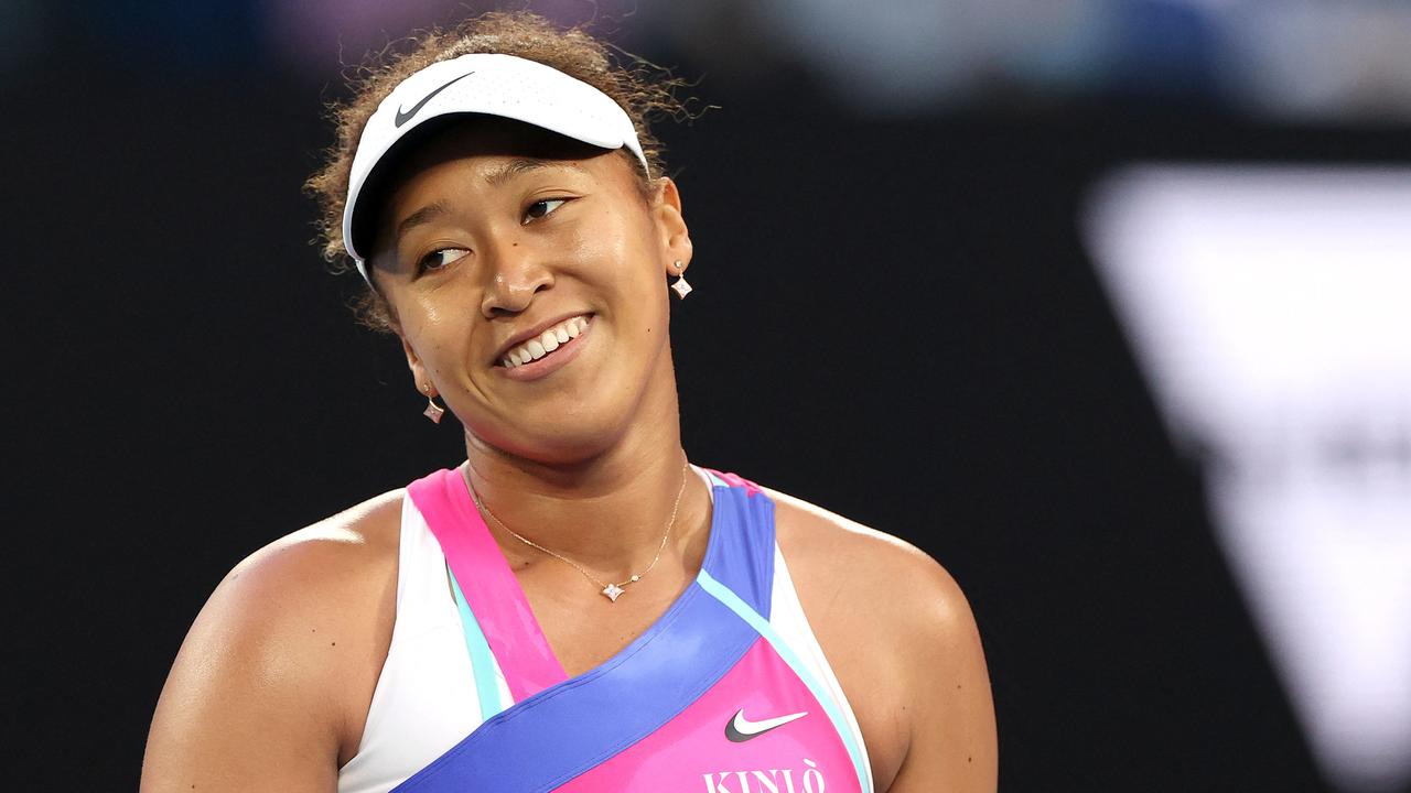 Japan's Naomi Osaka says Aussie Nick Kyrgios is a must watch because of the way he hypes the crowd. Picture: Martin Keep / AFP