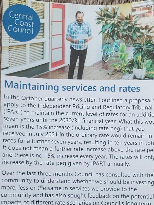Local rates notice letters came out this week with an explainer letter from the council.