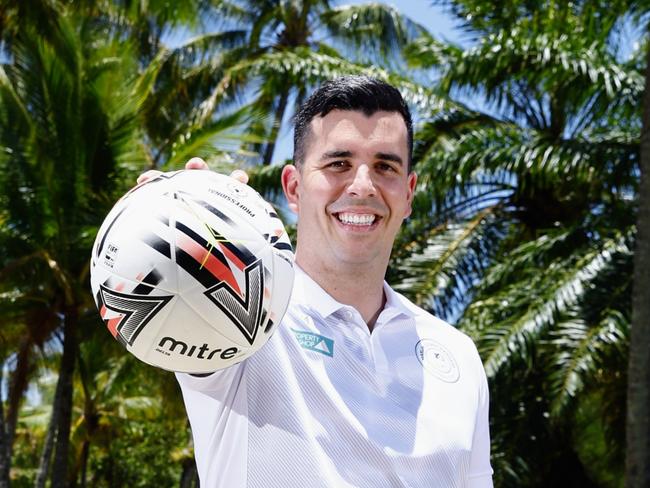 Championship winning goal keeper Kev Ward has announced he will play for the Marlin Coast Rangers Football Club in the 2024 FNQPL season, the club where he played his junior soccer and won a championship in 2013. Picture: Brendan Radke