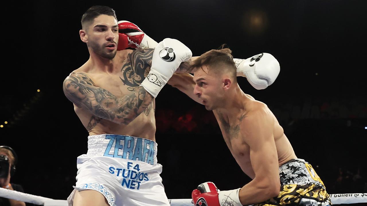 Danilo Creati proved quite a handful for Michael Zerafa. Picture: Mark Evans/Getty Images