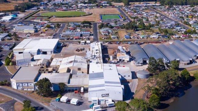 McCain potato processing plant at Smithton in Tasmania's North-West.