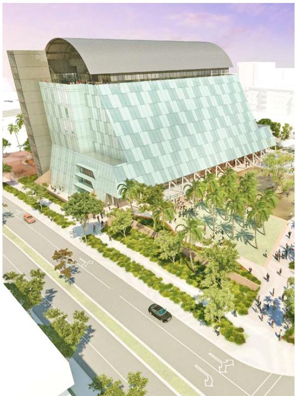 Artist impressions of Charles Darwin University's Darwin CBD campus. Picture: ARM Architecture