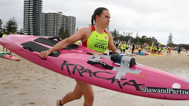 Jemma Smith on her way to winning the 2024 Coolangatta Gold