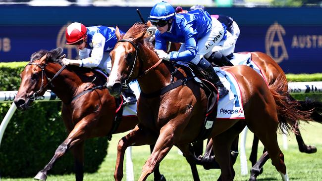 Parkour storms home to win at Randwick. Picture: Getty Images.