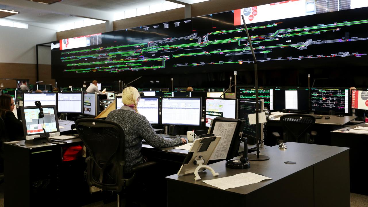 QR’s rail management centre at Bowen Hills in Brisbane