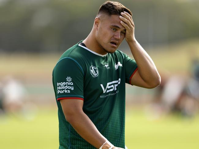 Josh Schuster has been working hard ahead of his NRL return. Picture: Darrian Traynor/Getty Images