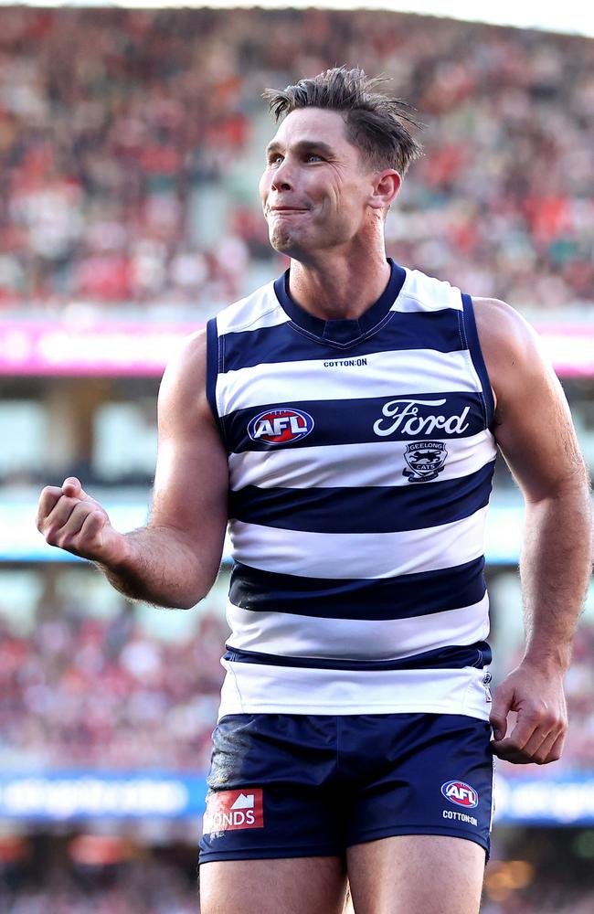 Tom Hawkins became a Geelong champion. Picture: Brendon Thorne/AFL Photos