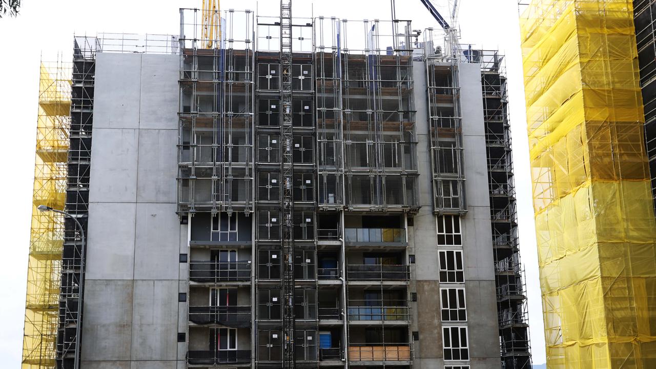 Condev building sites on the Gold Coast earlier this year. Picture: Nigel Hallett