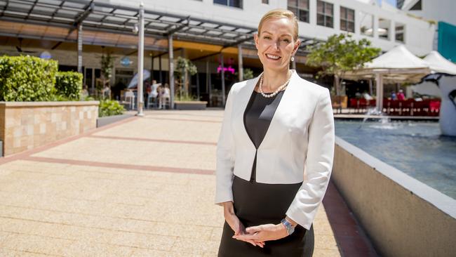 CEO of Destination Gold Coast, Annaliese Battista, in Broadbeach. Picture: Jerad Williams