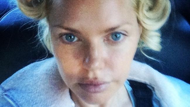 Way too early ... Sophie Monk looking a little worse for wear on Monday morning. Picture: Instagram