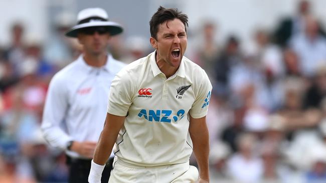 Trent Boult of New Zealand. Photo by Gareth Copley/Getty Images