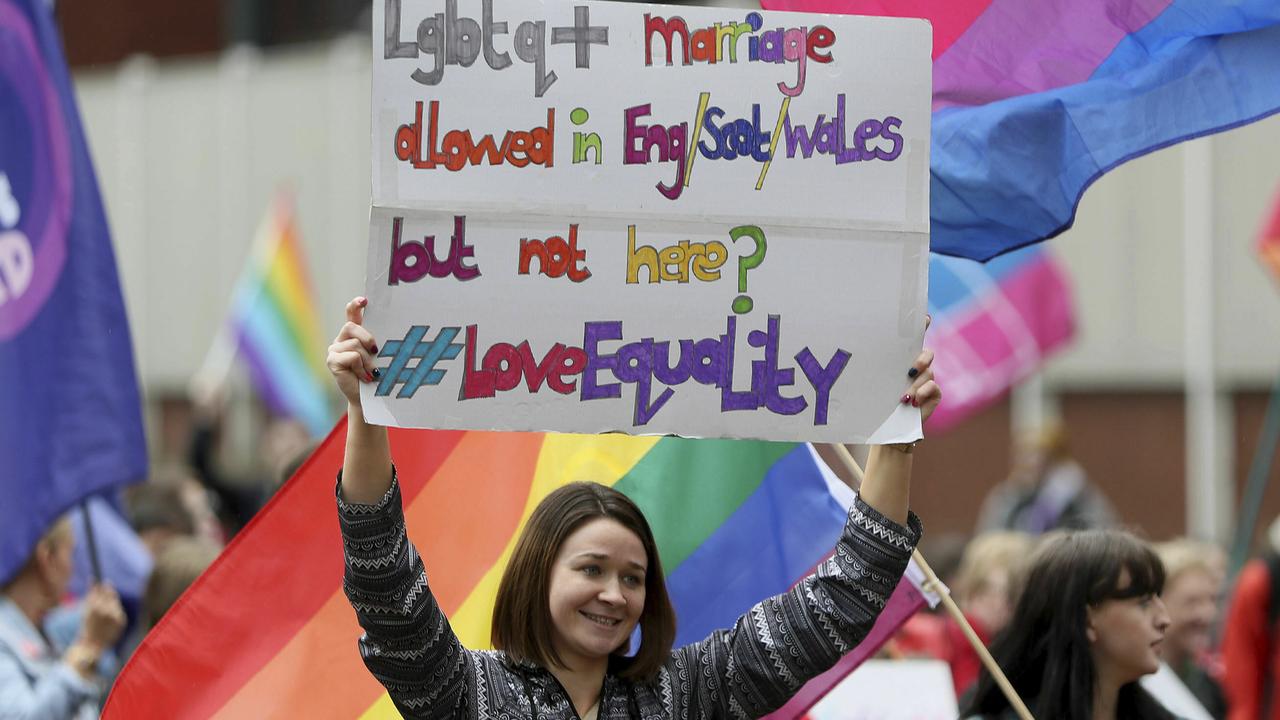 Huge Belfast rally for same-sex marriage | news.com.au — Australia’s ...