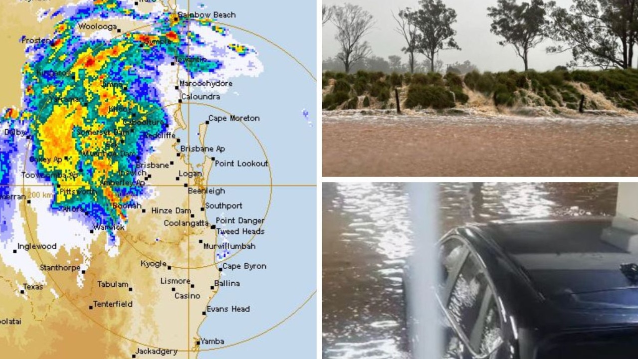 Streets flooded, roads cut, emergency alerts in 150mm supercell chaos