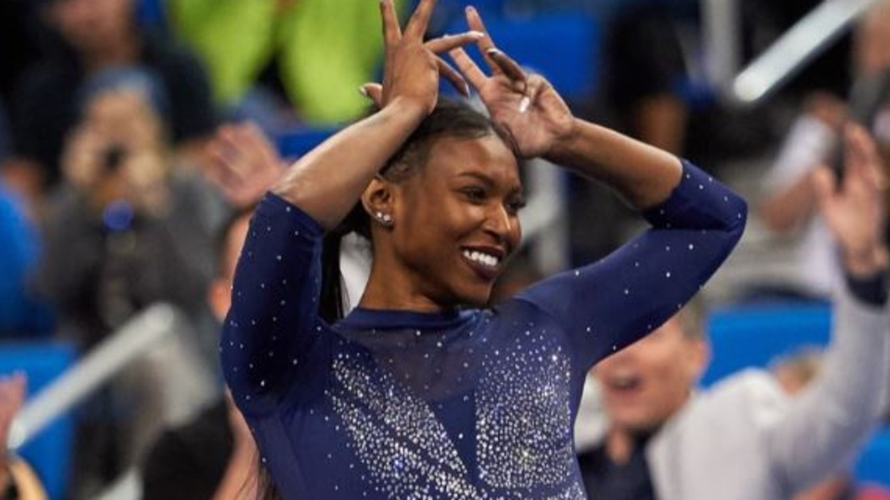 Ucla Gymnast Nia Dennis Goes Viral With Beyonce Inspired Floor Routine Au — Australia 