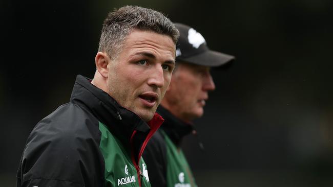 NRL CEO Andrew Abdo says the investigation into Sam Burgess is ongoing. Picture: Mark Metcalfe/Getty Images