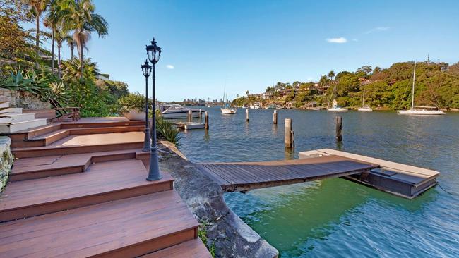 The waterfront views of the home on Wandella Ave in Hunters Hill. Photo: Supplied