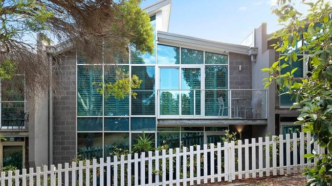 Modern-looking 4/206 Balcombe Rd, Mentone, is for sale with prices hopes of $1.3m-$1.35m. Mentone’s median house price rose by more than 40 per cent in the past two years, making it one of Melbourne’s top-performing suburbs.