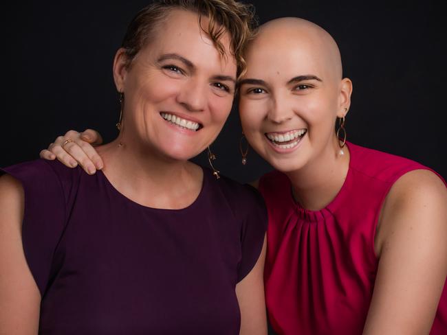 Sharon Haste pictured with daughter Brittany who died on January 28 after a five-year battle with the rare and aggressive cancer Ewing's Sarcoma.