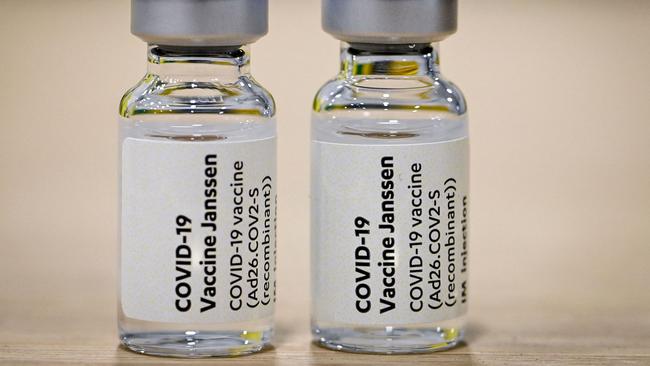 The Danish government has ceased its use of the single-dose Johnson &amp; Johnson Janssen COVID-19 vaccine. Picture: Dirk Waem / Belga / AFP