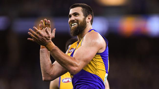 Kennedy was the man of the hour on Sunday evening. (Photo by Daniel Carson/AFL Photos via Getty Images)