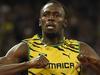 Bolt getting treatment for hamstring