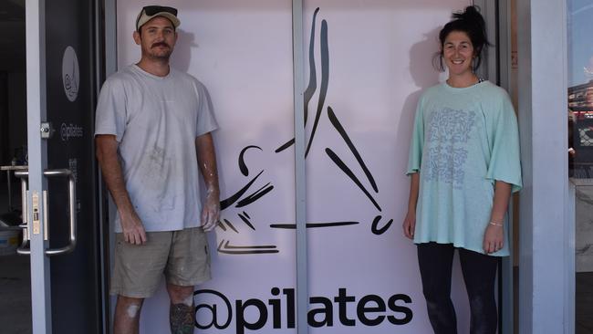 Mitch and Lauren Morley at the new @Pilates space in Rockhampton.