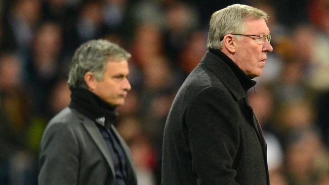 Jose Mourinho and Sir Alex Ferguson.