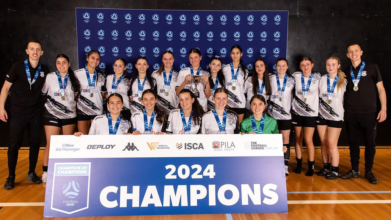 Concord JSC U16 girls won the Football NSW Champion of Champions (Photos: Damian Briggs/FNSW)