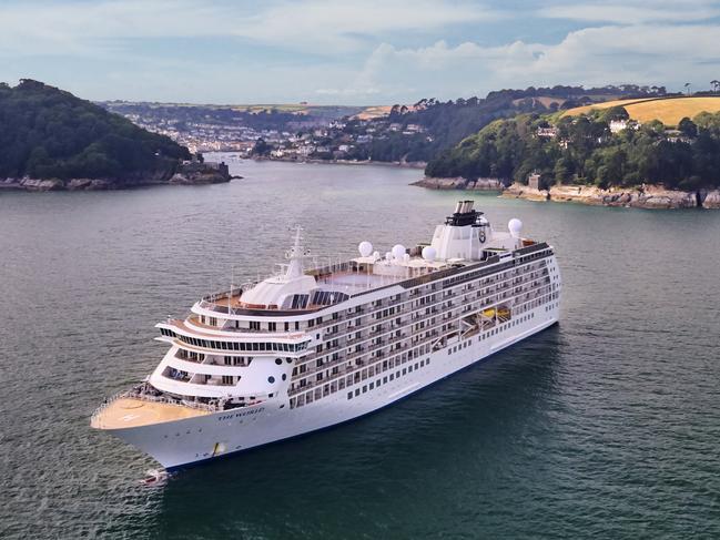 EMBARGO FOR MANSION 27 SEPTEMBER 2024. FEE MAY APPLY. Penthouse on The World ship. Photo: Supplied