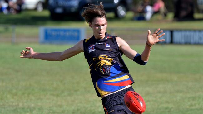 Eric Hipwood in action for Caloundra Panthers. Picture: John McCutcheon.